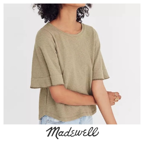 Madewell Tops - Madewell T&T Flutter Sleeve Top